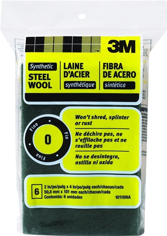 3M 10118NA Wool Pad, Fine, Synthetic Steel – image 1