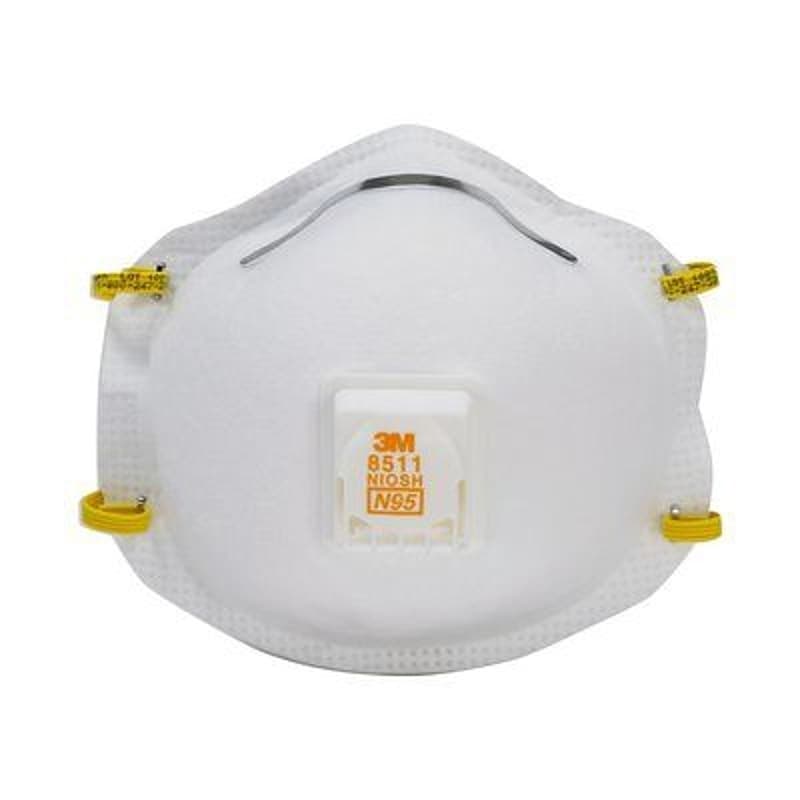 3M Cool Flow Pro 7100117606 Respirator with Cool Flow Valve, One Size Mask, P95 Filter Class, 95 % Filter Efficiency – image 1