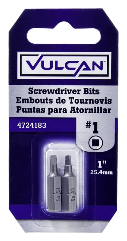 Vulcan 305462OR Screwdriver Bit, S2 Chrome Molybdenum Steel – image 1