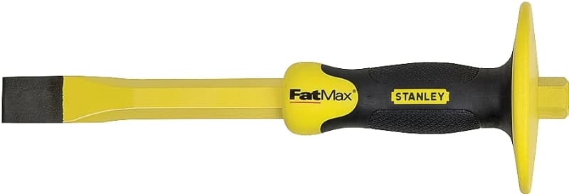 STANLEY FMHT16494 Cold Chisel with Guard, 1 in Tip, 12 in OAL, Steel Blade – image 1