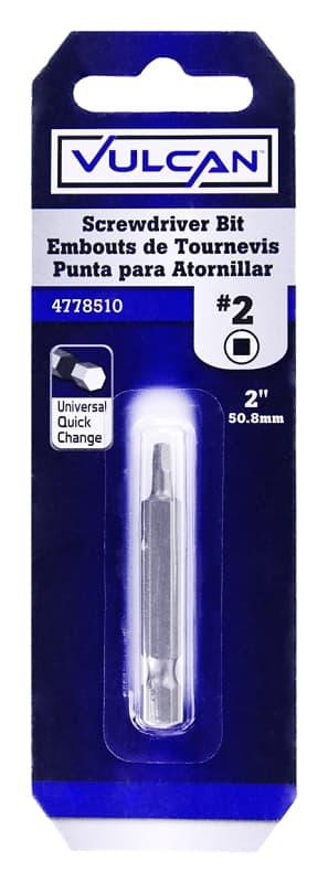 Vulcan 305971OR Screwdriver Bit, S2 Chrome Molybdenum Steel – image 1