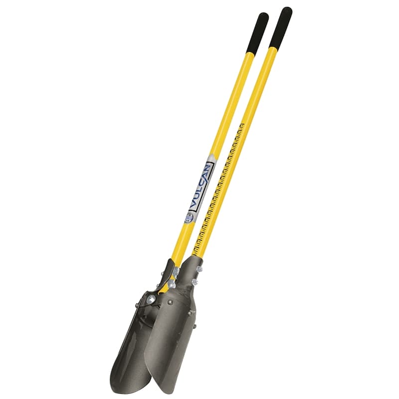 Vulcan 34558CA-38F Post Hole Digger, 10 in Blade, Steel Blade, Fiberglass Handle – image 1