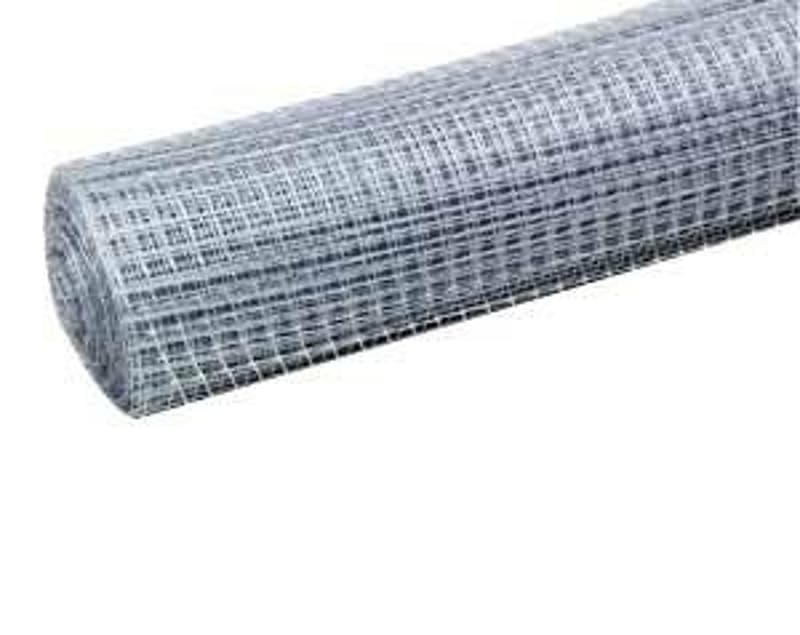 Quest PN48 Chicken Wire Mesh, 50 ft L, 4 ft W, 1/2 x 1/2 in Mesh, Plastic, Silver – image 1