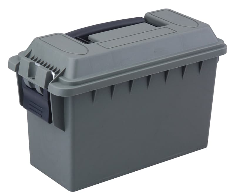 Magnum 10120 Ammo Box, 5-1/4 in W, 11-1/2 in D, Plastic, OD Green – image 1