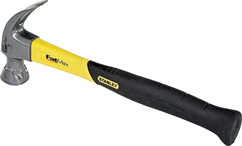 STANLEY 51-505 Graphite Nailing Hammer, 16 oz Head, Curved Claw Head, HCS Head, 13 in OAL – image 1