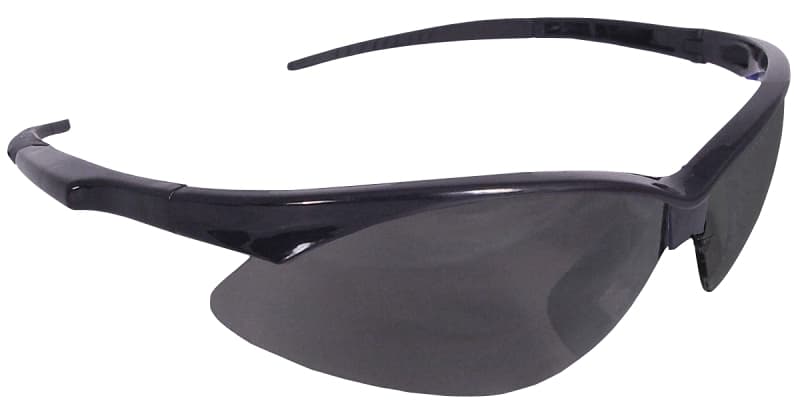 Radians AP1-20-GF12 Safety Glasses, Hard-Coated Lens, Black Frame – image 1