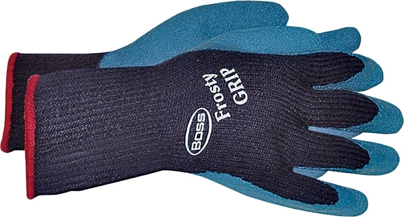 Boss Frosty GRIP Series 8439X Protective Gloves, XL, Knit Wrist Cuff, Acrylic Glove, Blue – image 1