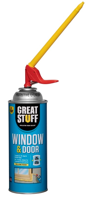 GREAT STUFF 99108863 Insulating Foam Sealant, Yellow, 8 hr Curing, 40 to 100 deg F, 12 oz Aerosol Can – image 1