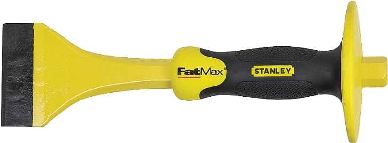 STANLEY FMHT16468 Floor Chisel, 3 in Tip, Flat Tip, 5.11 in Handle, Ergonomic Handle, Rubber Handle, Steel – image 1