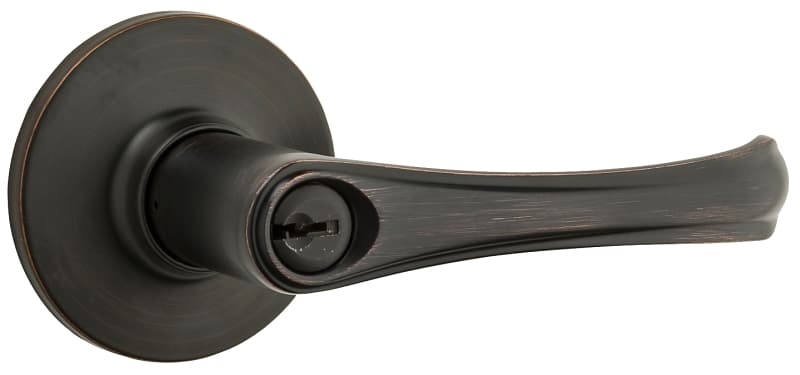 Weiser Grapevine Series 9SL50000-019 Entry Lever, Venetian Bronze, Residential, Universal Hand, 3 Grade – image 1