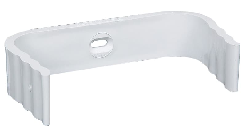 Amerimax M0634 Series M0634-30 Downspout Band, Vinyl, White, Wall – image 1