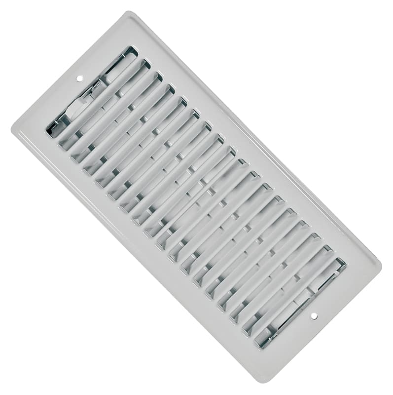 Imperial RG0133 Register, 10 in L, 4 in W, Steel, White – image 1