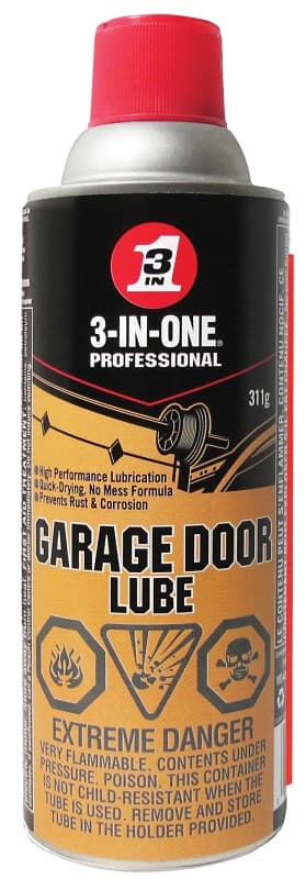 3-In-One 02252 Garage Door Lube, 311 g, Aerosol Can – image 1