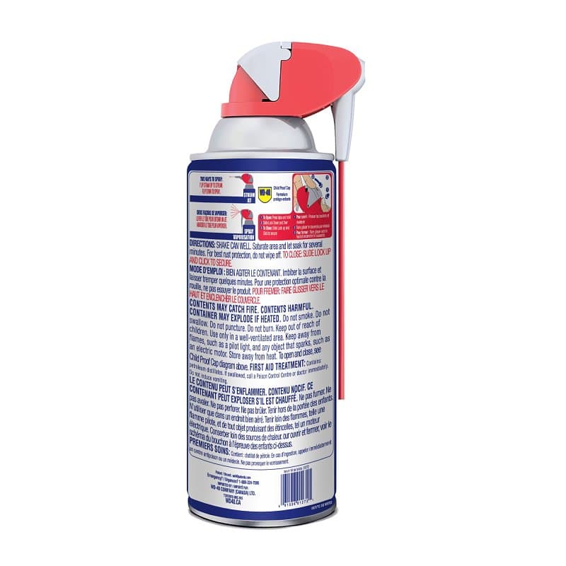 WD-40 2272 Multi-Use Lubricant with Smart Straw, Mild Petroleum, Light Green to Amber, 12 oz, Aerosol Can – image 1