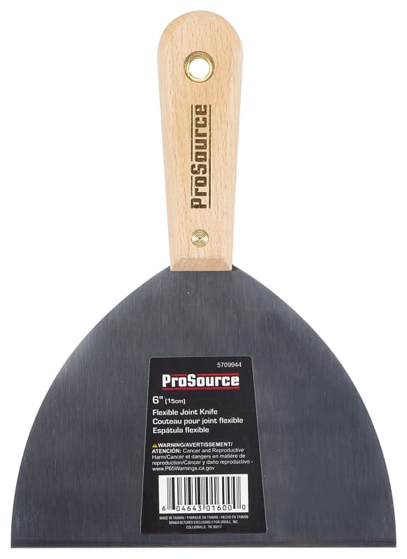 ProSource 01600R Joint Knife, 4-3/8 in W Blade, 6 in L Blade, HCS Blade, Full-Tang Blade, Wood Handle, Rosewood Handle – image 1