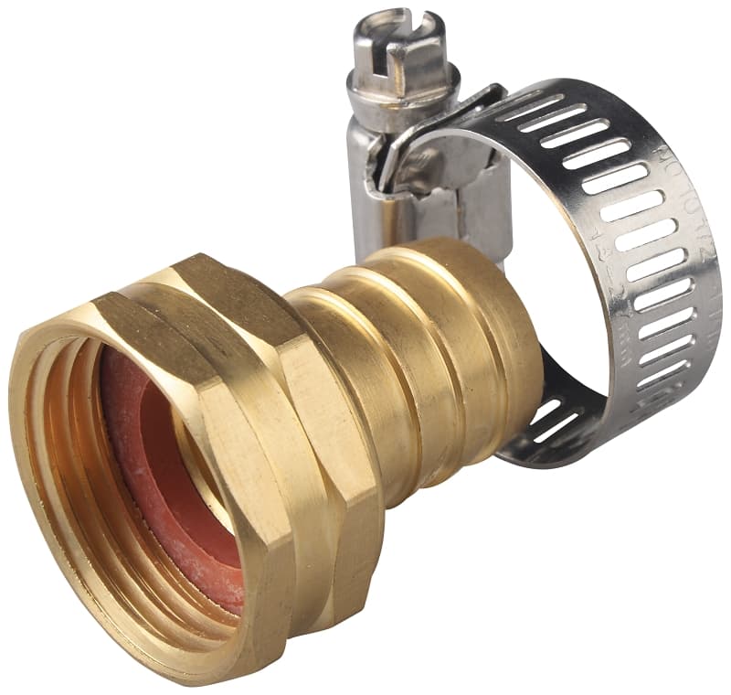 Landscapers Select GB-9412-3/4 Hose Coupling, 3/4 in, Female, Brass, Brass – image 1