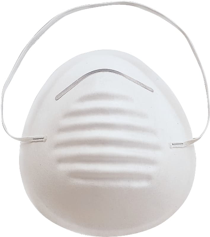 ProSource, TGE-DM01 Disposable Dust Mask, 5-1/4 in L x 4-1/4 in W Mask, Polypropylene Facepiece, White – image 1