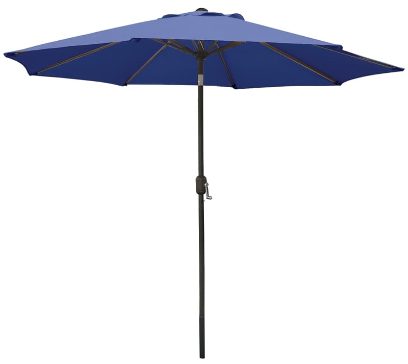 Seasonal Trends 60033 Crank Umbrella, 92.9 in H, 107.9 in W Canopy, 107.9 in L Canopy, Round Canopy, Steel Frame – image 1