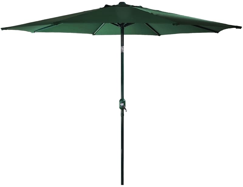 Seasonal Trends 60035 Crank Umbrella, 92.9 in H, 107.9 in W Canopy, 107.9 in L Canopy, Round Canopy, Steel Frame – image 1