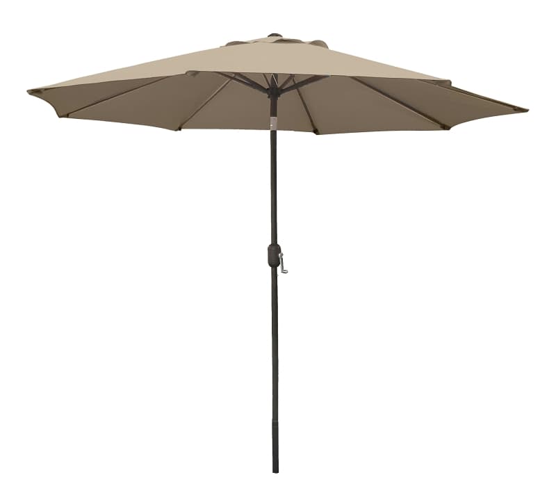 Seasonal Trends 60036 Crank Umbrella, 92.9 in H, 107.9 in W Canopy, 107.9 in L Canopy, Round Canopy, Steel Frame – image 1