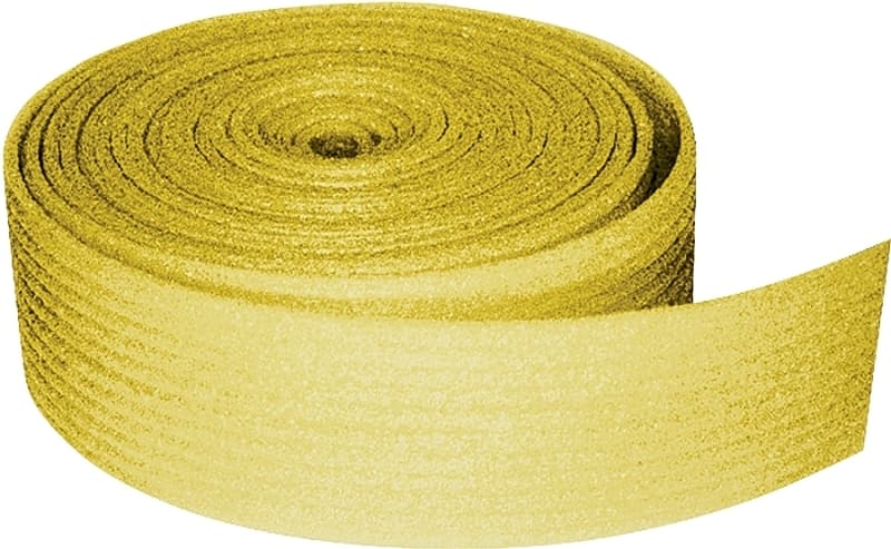 TVM W506 Sill Seal, 3-1/2 in W, 50 ft L Roll, Polyethylene, Yellow – image 1