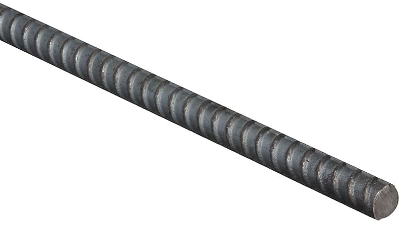 Stanley Hardware 316489 Series N316-489 Weldable Rebar, 1/2 in Dia, 36 in L, Plain Steel – image 1