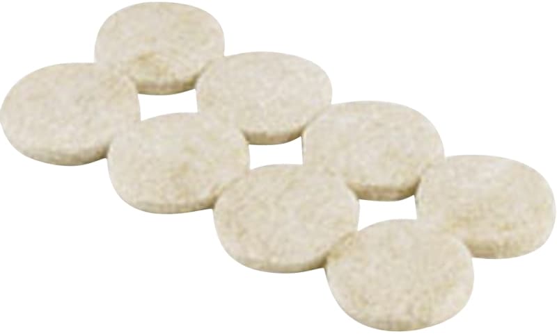 Shepherd Hardware 9953 Protective Pad, Felt Cloth, Beige, 1-1/2 in Dia, Round – image 1