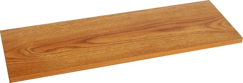 Knape & Vogt 1980 OK 12X36 Shelf Board, 36 in L, 12 in W, Oak, For: KV Standard/Bracket Shelving Systems – image 1