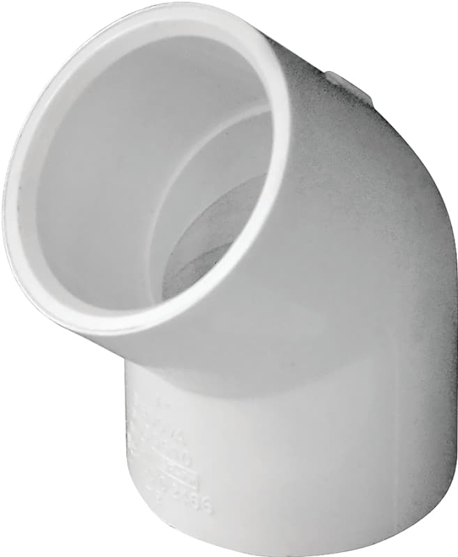 IPEX 435483 Pipe Elbow, 1 in, Socket, 45 deg Angle, PVC, SCH 40 Schedule – image 1
