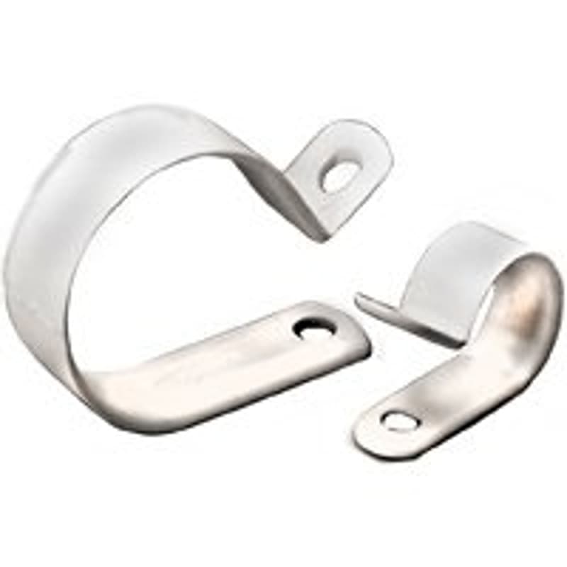 Gardner Bender PPC-1538 Cable Clamp, 3/8 in Max Bundle Dia, Plastic, White – image 1