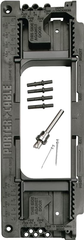 Porter-Cable 59370 Door Hinge Template, Plastic/Steel – image 1