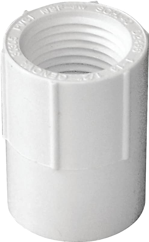 IPEX 435559 Pipe Adapter, 1/2 in, Socket x FPT, PVC, SCH 40 Schedule – image 1