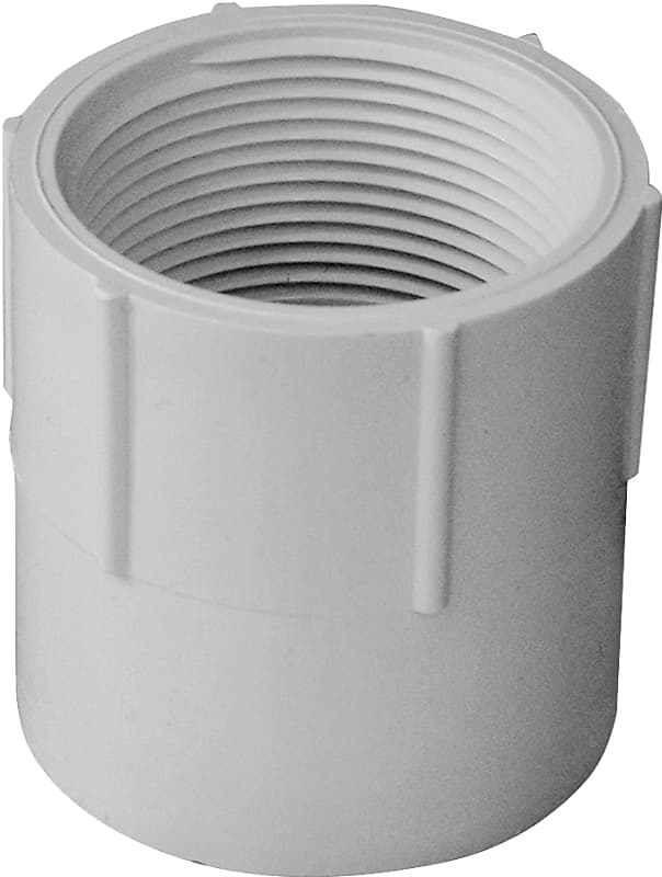 IPEX 435563 Pipe Adapter, 1-1/2 in, Socket x FPT, PVC, SCH 40 Schedule – image 1