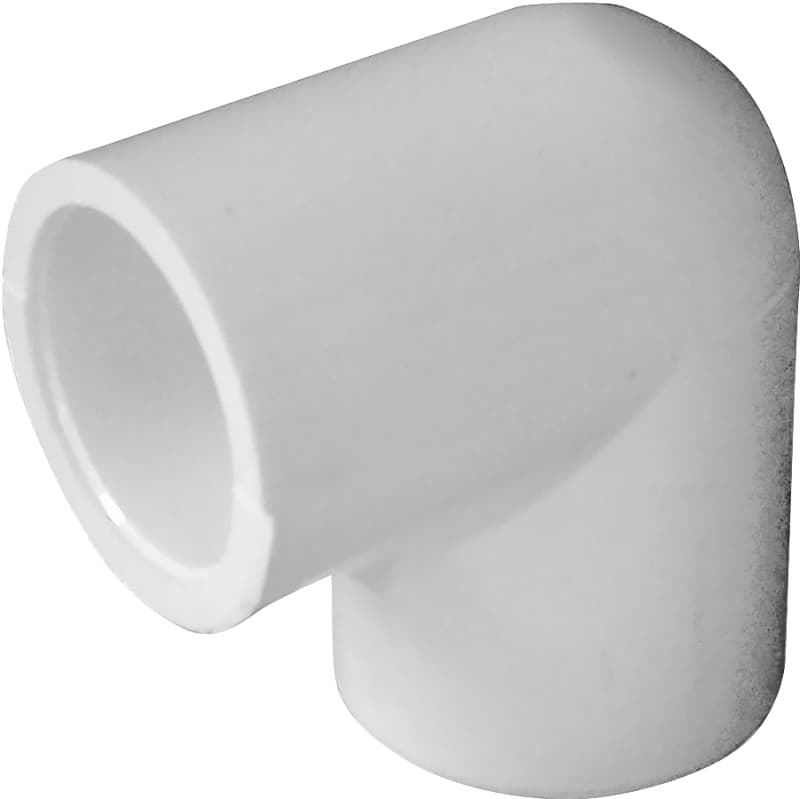IPEX 435519 Pipe Elbow, 1/2 in, Socket, 90 deg Angle, PVC, SCH 40 Schedule – image 1