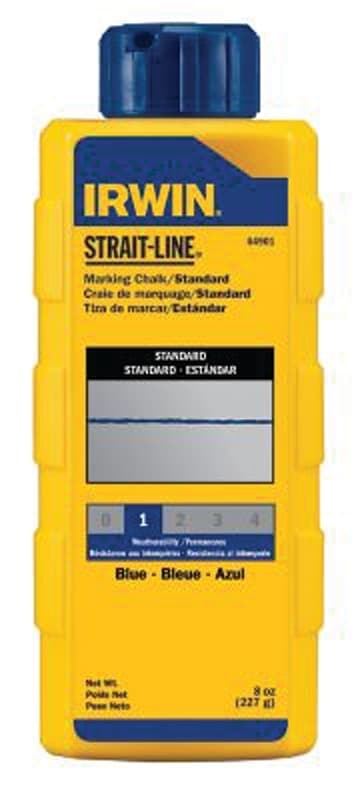 Irwin 64901 Marking Chalk Refill, Blue, Temporary – image 1