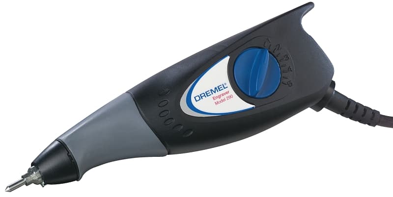 Dremel 290-02 Engraver Kit, 0.02 A, 7200 spm, Includes: (1) Carbide Tip and (1) Letter/Number Template – image 1
