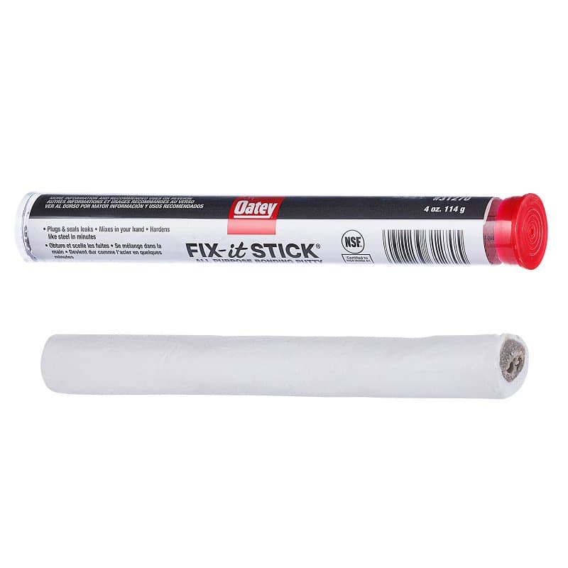Oatey Fix-It Stick Series 31270 Epoxy Putty, Solid, Beige/White, 4 oz – image 1