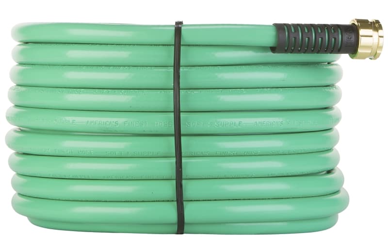 Swan SNSS58100 Garden Hose, 100 ft L, Rubber/Vinyl, Green – image 1