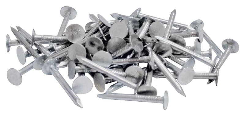 ProFIT 0132118 Hand Drive Roofing Nail, 1-3/4 in L, Flat Head, 11 ga Gauge, Steel – image 1