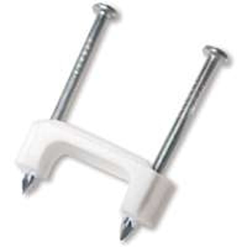 Gardner Bender PS-225BG/J Cable Staple, 1/2 in W Crown, Plastic/Polyethylene, 225/BAG – image 1