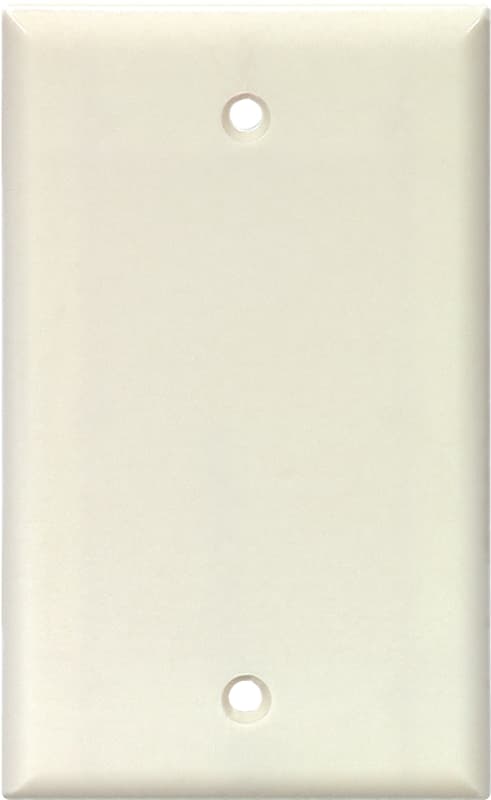 Arrow Hart 2129 2129W-BOX Wallplate, 4.95 in L, 2-3/4 in W, 0.08 in Thick, 1 -Gang, Polycarbonate, White – image 1