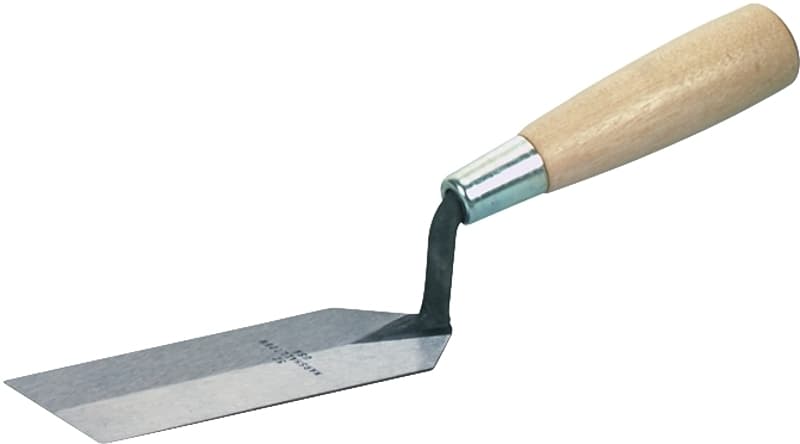 Marshalltown 52 Margin Trowel, 5 in L Blade, 2 in W Blade, HCS Blade, Wood Handle – image 1