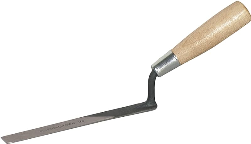 Marshalltown 503 Tuck Pointer, 1/4 in W, 6-1/2 in L, Polymer, Wood Handle – image 1