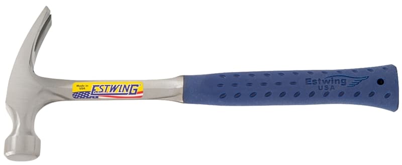 Estwing E3-20S Nail Hammer, 20 oz Head, Rip Claw, Smooth Head, Steel Head, 13-3/4 in OAL – image 1