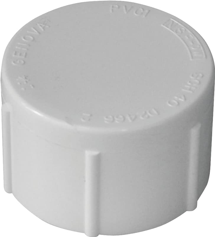 IPEX 435424 Pipe Cap, 3/4 in, FPT, White, SCH 40 Schedule, 150 psi Pressure – image 1