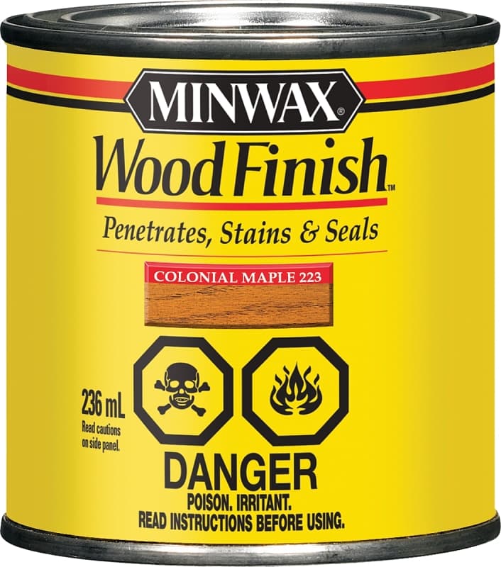 Minwax 223014444 Penetrating Stain, Colonial Maple, Liquid, 236 mL – image 1