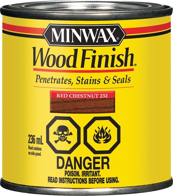 Minwax CM2320144 Wood Stain, Red Chestnut, Liquid, 236 mL, Can – image 1