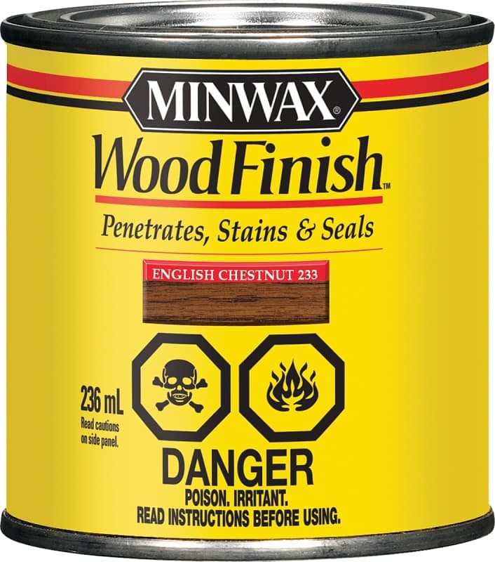 Minwax CM2330144 Wood Stain, English Chestnut, Liquid, 236 mL, Can – image 1