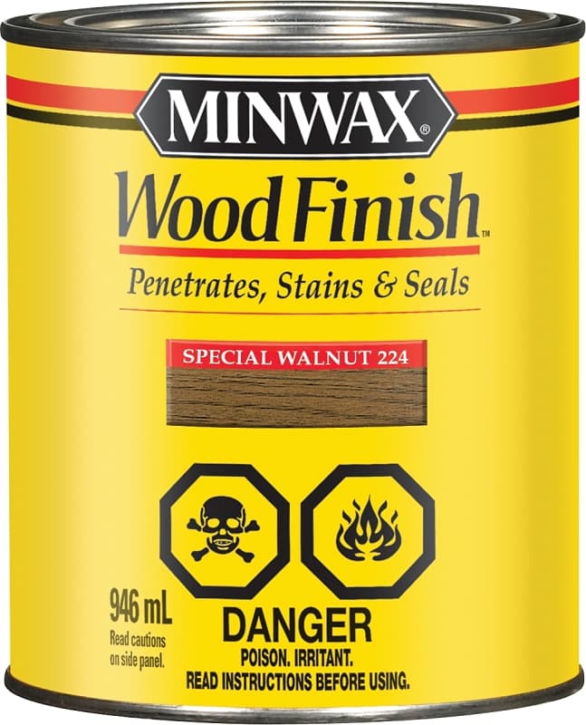 Minwax 224034444 Wood Stain, Special Walnut, Liquid, 946 mL, Can – image 1