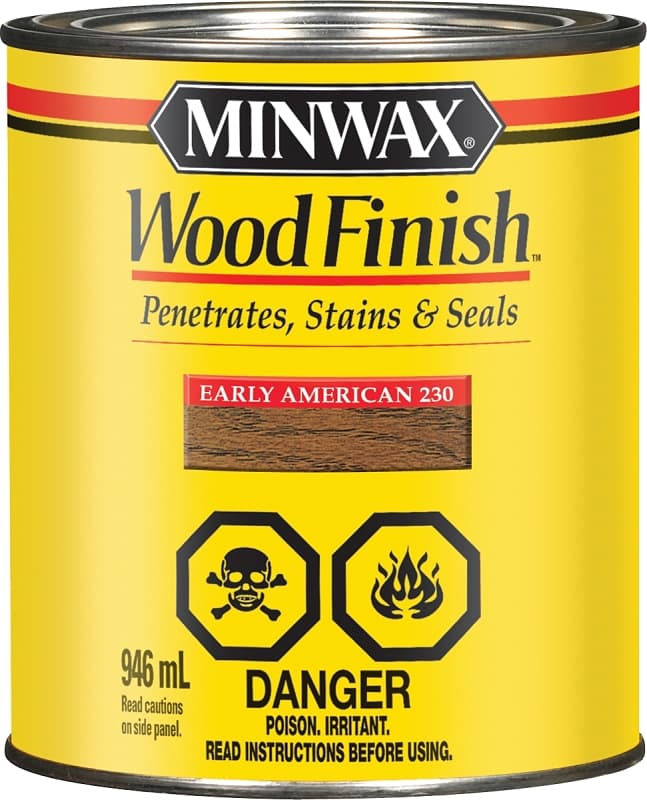 Minwax 230034444 Wood Stain, Early American, Liquid, 946 mL, Can – image 1